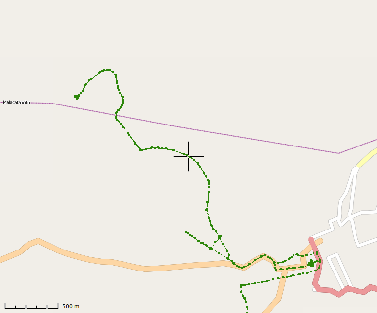 Trace GPS pour aller aux ruines