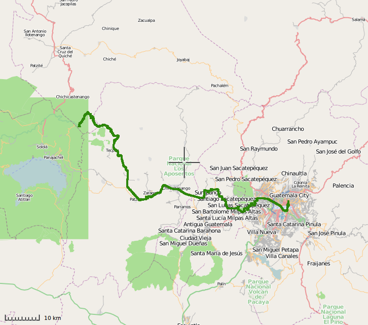 Trace GPS du 17 novembre