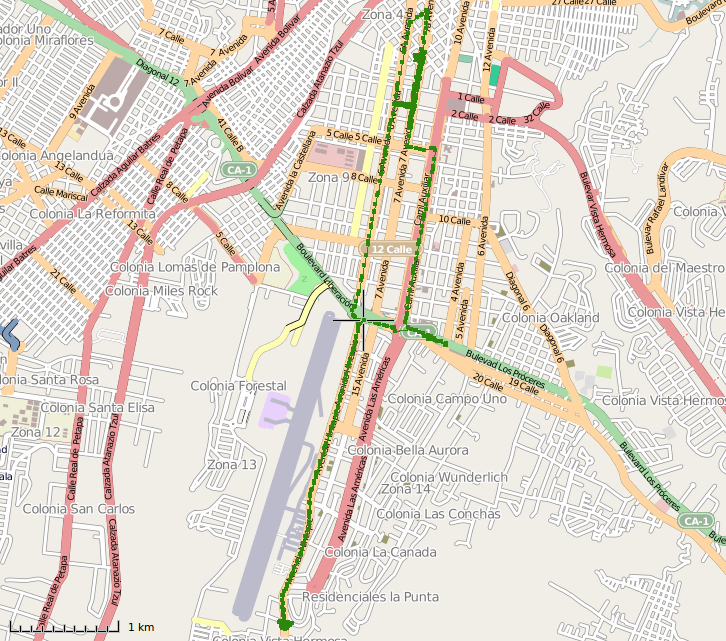 Trace GPS du 18 novembre