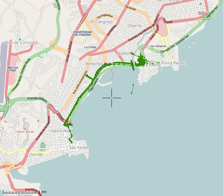 Trace GPS du 4 janvier