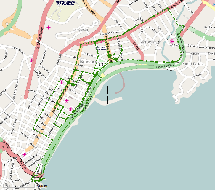 Trace GPS du 5 janvier