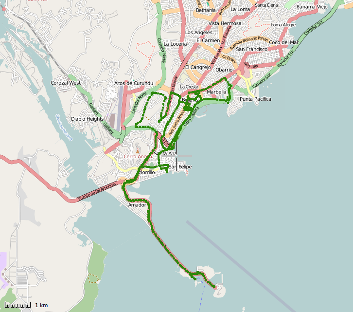 Trace GPS du 6 janvier