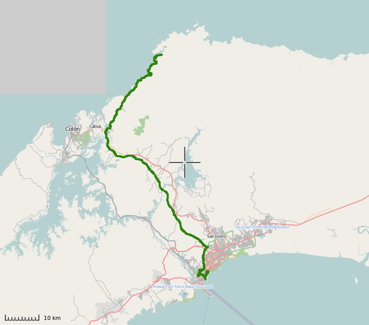 Trace GPS du 7 janvier