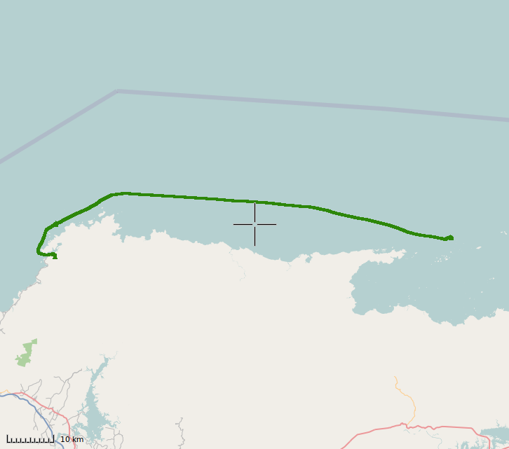 Trace GPS de la nuit du 10 au 11 janvier