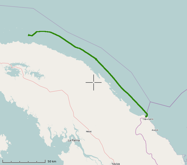 Trace GPS de la nuit du 13 au 14 janvier