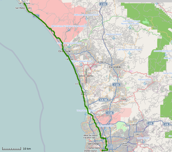 Trace GPS du 13 aout